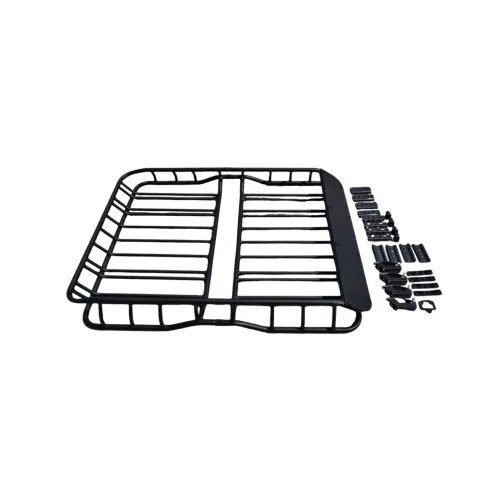 Portbagaj plafon auto metalic roof rack cu 2 bari transversale incluse 127x101cm / CPD35 — imaginea 2