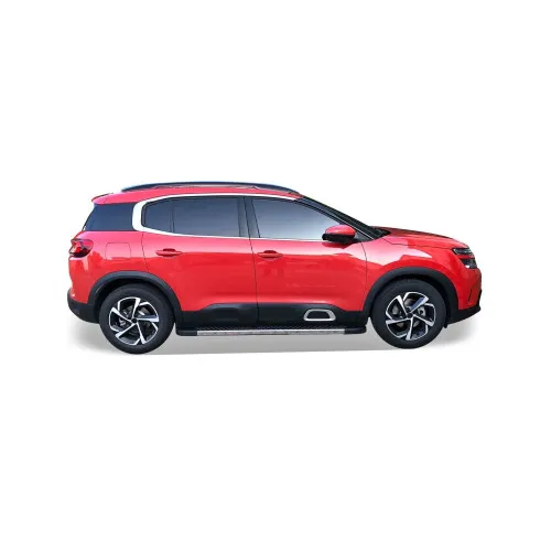 Praguri laterale auto negre aluminiu compatibile Citroen C5 Aircross 2017-> +PRG1014-BRK03