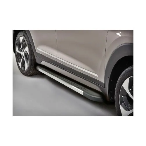 Praguri laterale auto negre aluminiu compatibile Ford Tourneo Custom lung 2012-2023 +PRG1054-BRK01