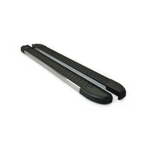 Praguri laterale auto negre aluminiu compatibile Mercedes V-Class W447, Vito W447 scurt 2014-> +UM14+PRG1105-BRK01 — imaginea 2