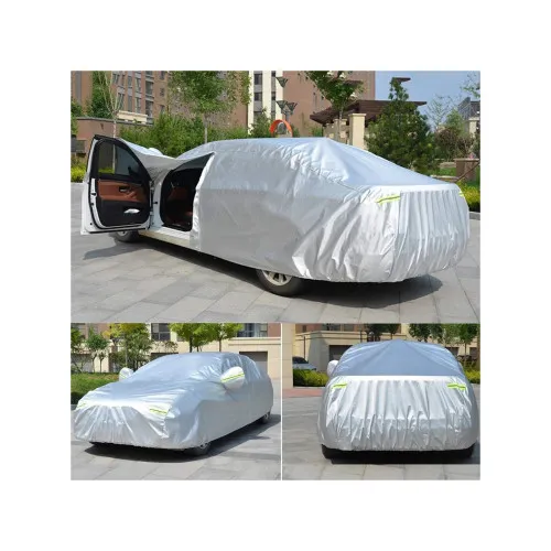 Prelata auto universala premium berlina M 4.5x1.75x1.5m Impermeabila cu Fermoar — imaginea 2