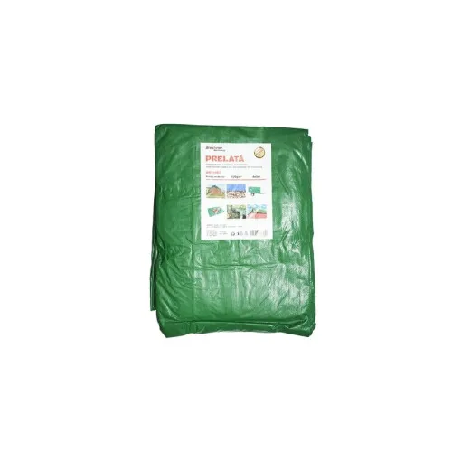 Prelata impermeabila albastra cu inele metalice 4 x 5 m 80 g/mp Breckner Germany