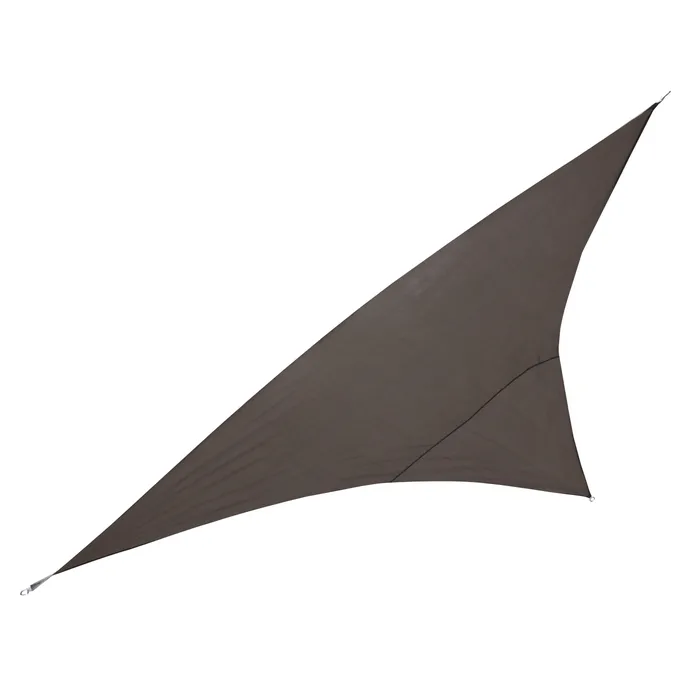 Prelata umbrire, triunghiulara, poliester, maro, 360 x 360 cm (L x l)