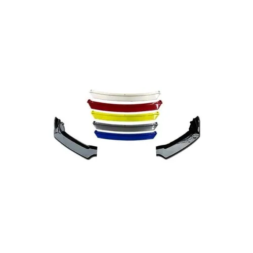 Prelungire bara fata universala spoiler auto negru lucios 175 cm din ABS flexibil 4 piese — imaginea 2