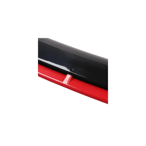 Prelungire bara fata universala spoiler auto negru lucios cu rosu 175 cm din ABS flexibil 4 piese — imaginea 6