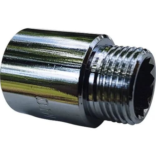 Prelungire din alama cromata 3/4”x50 mm