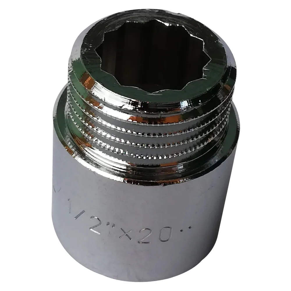Prelungitor alama, cromat, FI-FE, 20 mm x 1/2"