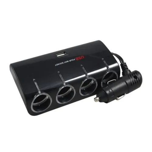 Prelungitor bricheta 4 cai cu fir si USB