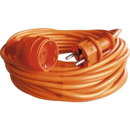 Prelungitor electric 20m 3500W portocaliu, cablu din PVC