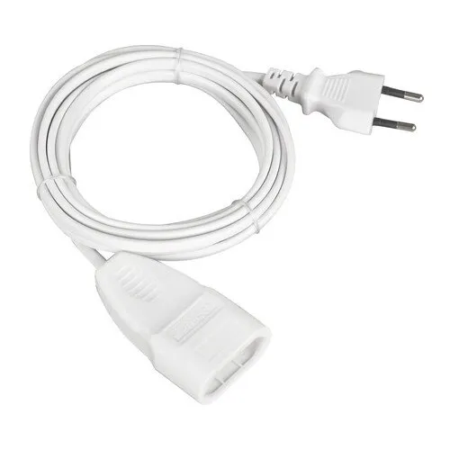 Prelungitor electric 2m 575W alb, cablu din PVC