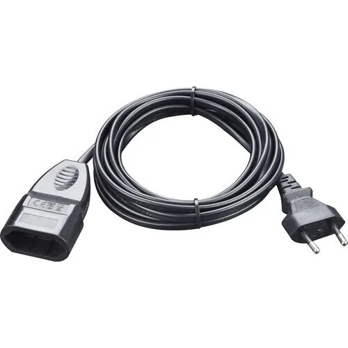 Prelungitor electric 2m 575W negru, cablu din PVC