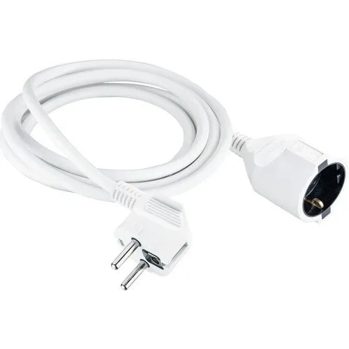 Prelungitor electric 3m 3500W alb, cablu din PVC