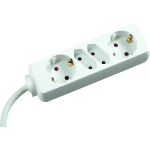 Prelungitor electric 4 (2 + 2) prize 1, 4m 3500W alb