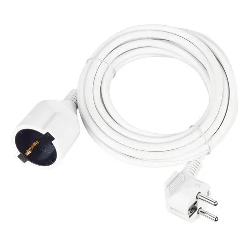 Prelungitor electric 5m 3500W alb, cablu din PVC