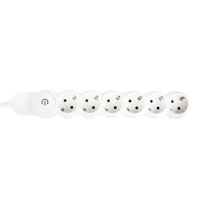 Prelungitor Hoff Line 6 prize, 7 m, 3500W, 3 x 1.5 mmp, intrerupator