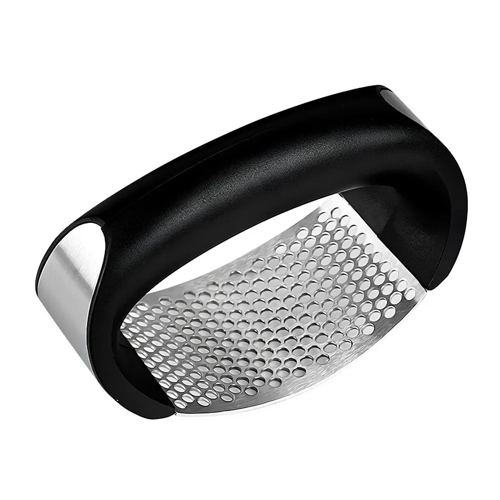 Presa pentru usturoi, ATM97, plastic + inox, negru, 10.8 cm
