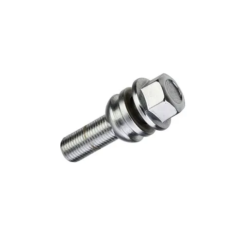 Prezon janta auto M15x1.25 cap cheie 17 con rotund cu saiba rotativa diferite lungimi compatibil Mercedes GLE GLS 2018-> B1277 B1279 B1282 B1295 — imaginea 3