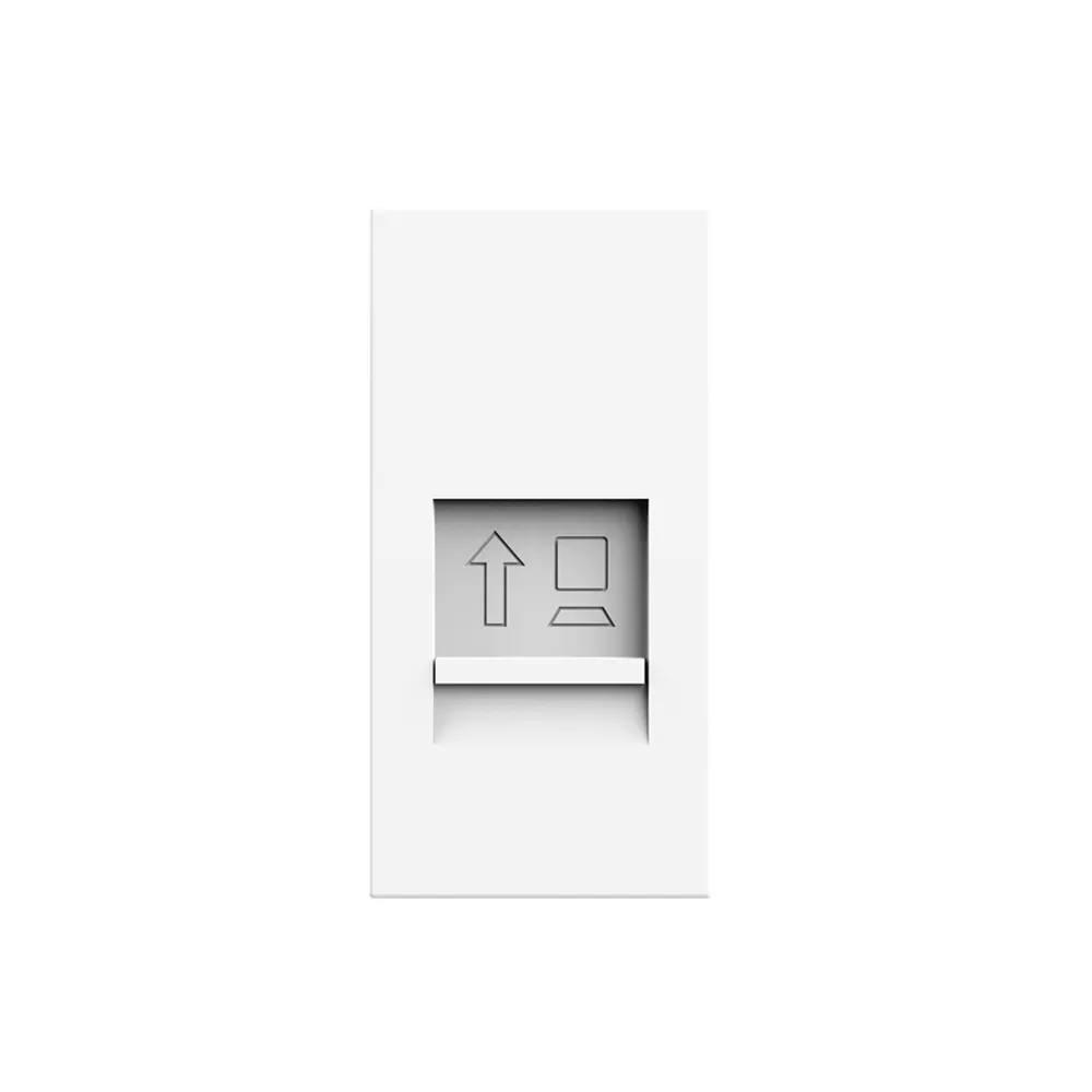 Priza date (RJ45) Livolo, modulara, IP20, alba