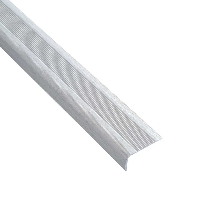 Profil aluminiu pentru treapta, PM660607-N, stejar nike, 40 x 25 mm, 1.2 m
