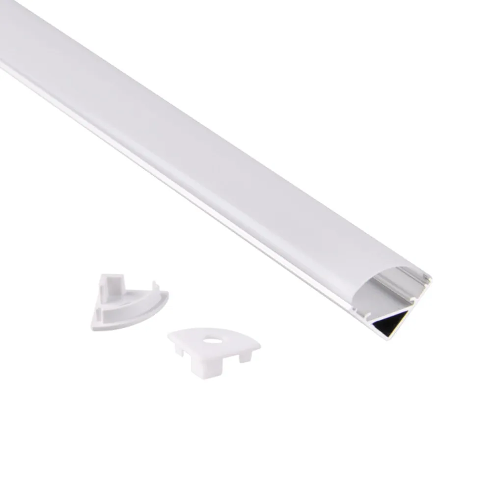 Profil colt LED 1m satin Polux