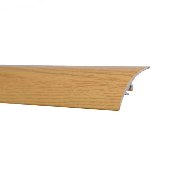 Profil de trecere diferenta nivel din aluminiu S65, latime 49 mm, stejar deschis, 93 cm
