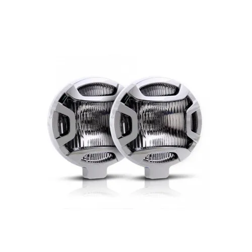 Proiectoare auto cromate 12-24V 135 mm IP68 set 2 bucati