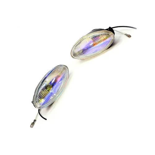 Proiectoare ceata 12V 55W lumina galbena set 2 bucati