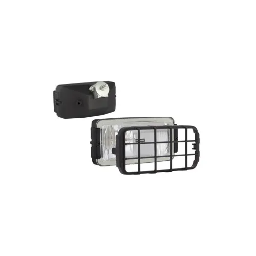 Proiectoare halogen faza lunga H3 180x86 mm cu grila set 2 bucati — imaginea 5