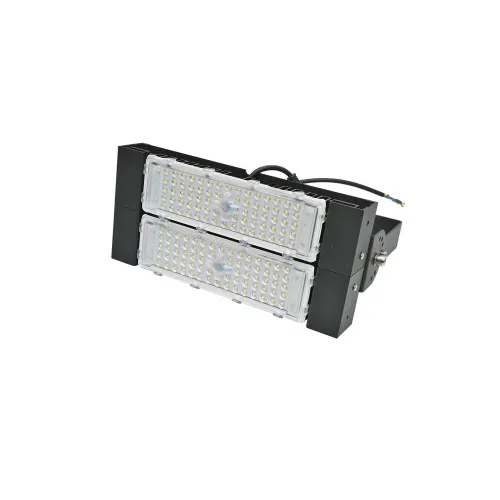 Proiectoare LED 100W, 220V, 6500K, IP67 negru 410x380x155mm Breckner Germany — imaginea 2