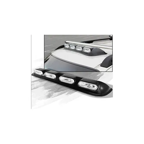 Proiectoare plafon auto cu 4 proiectoare halogen dreptunghiulare reglabile 55W — imaginea 4
