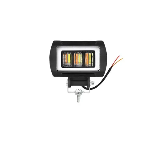 Proiector LED 1000 lm 12V-24V Angel Eyes DRL alb lumina alba sau galbena