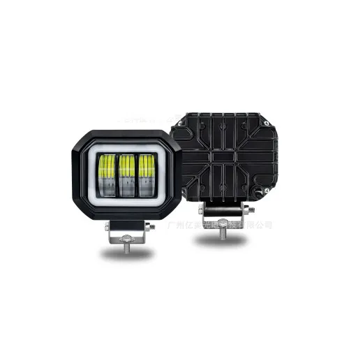 Proiector LED 30W 1500 lm 12V-24V Angel Eyes DRL alb 6000K — imaginea 2