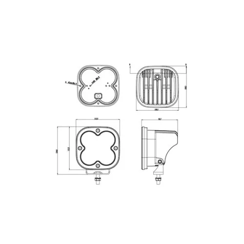 Proiector LED 41W 4500 lm 9V-36V Spot 30° cu lumina de zi — imaginea 2