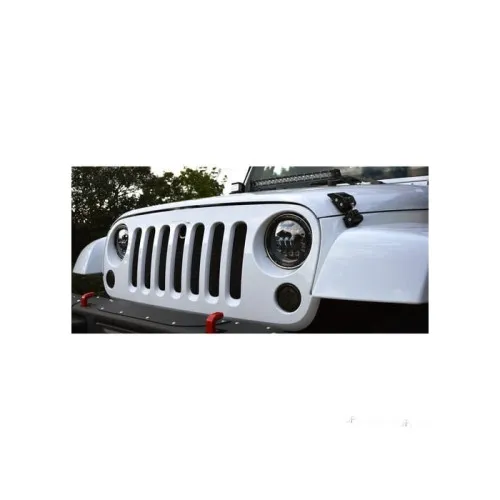 Proiector LED 7 inch 12V 2 faze DRL semnalizare compatibil Jeep Land Rover Mercedes ARO — imaginea 4