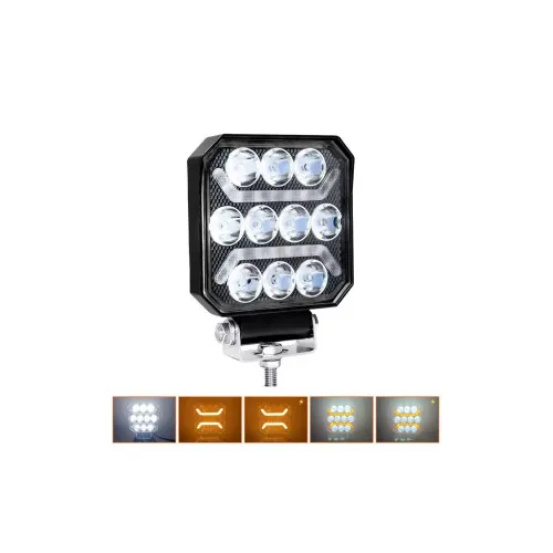 Proiector LED de lucru 18W 1260 lm 9-32V lumina galbena IP67 — imaginea 3