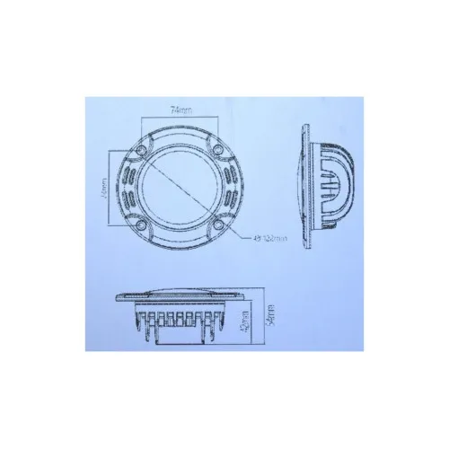 Proiector LED incastrabil 18W 1620 lm 10V-30V Spot IP67 — imaginea 3