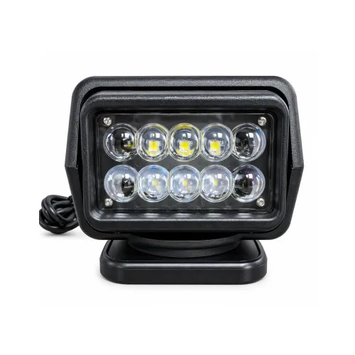 Proiector LED motorizat 50W 4500 lm 10V-30V cu telecomanda wireless