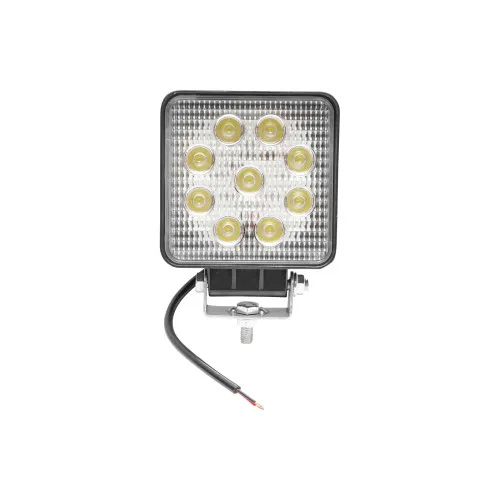 Proiector LED patrat 27W 1000 lm 10-60V 9 LED-uri 60° 6000K IP67