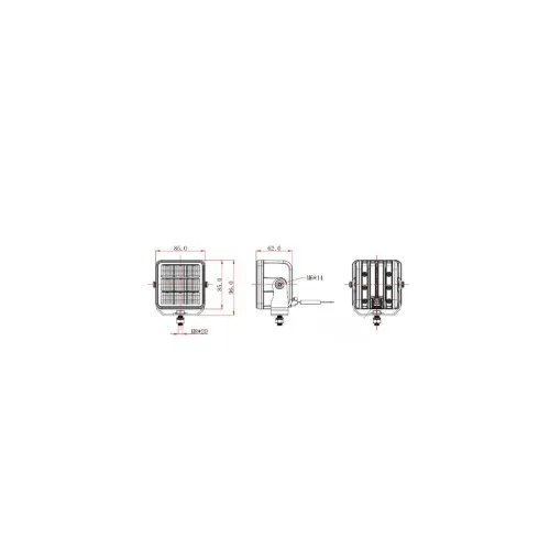 Proiector LED profesional 5700k / 45W (9 Led Osram x 5W) — imaginea 2