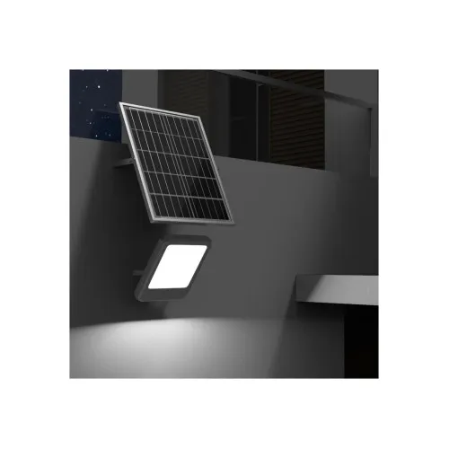 Proiector LED solar cu 48 LED panou solar si telecomanda — imaginea 3