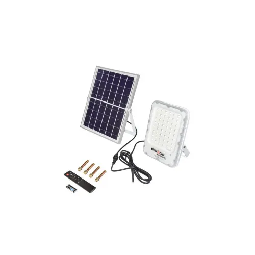 Proiector LED solar cu 48 LED panou solar si telecomanda
