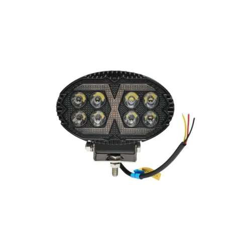 Proiector oval LED 24W 9-80V 5.5 inch DRL alb-galben IP67
