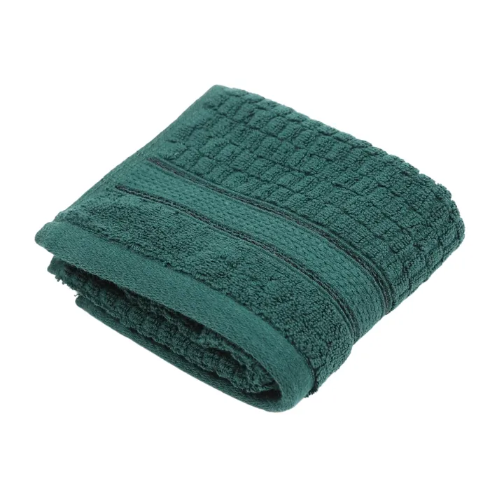 Prosop baie Caressa, bumbac, verde, 30 x 50 cm, 600 g/mp