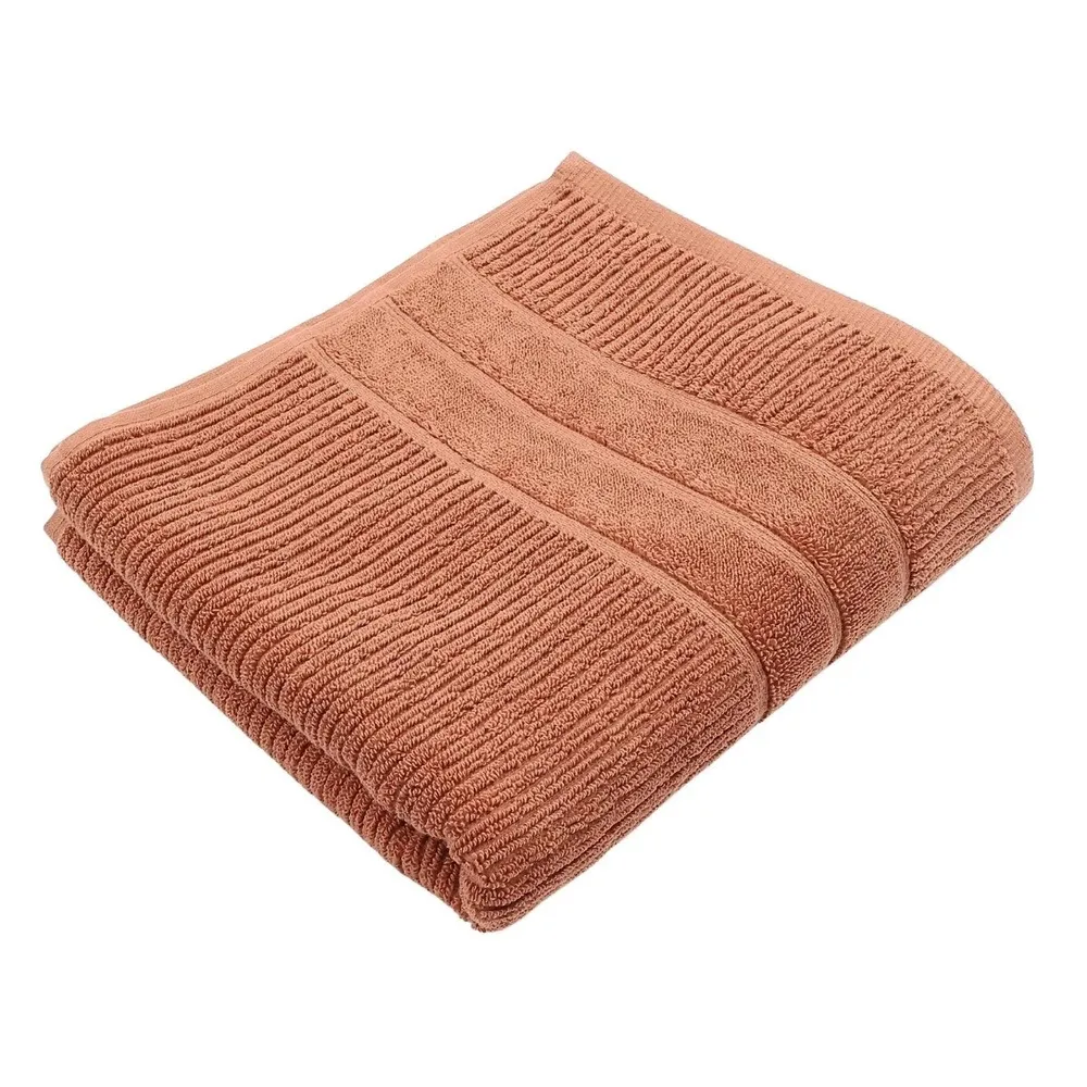 Prosop baie Caressa RH-0294, bumbac, caramiziu, 50 x 100 cm, 630 g/mp