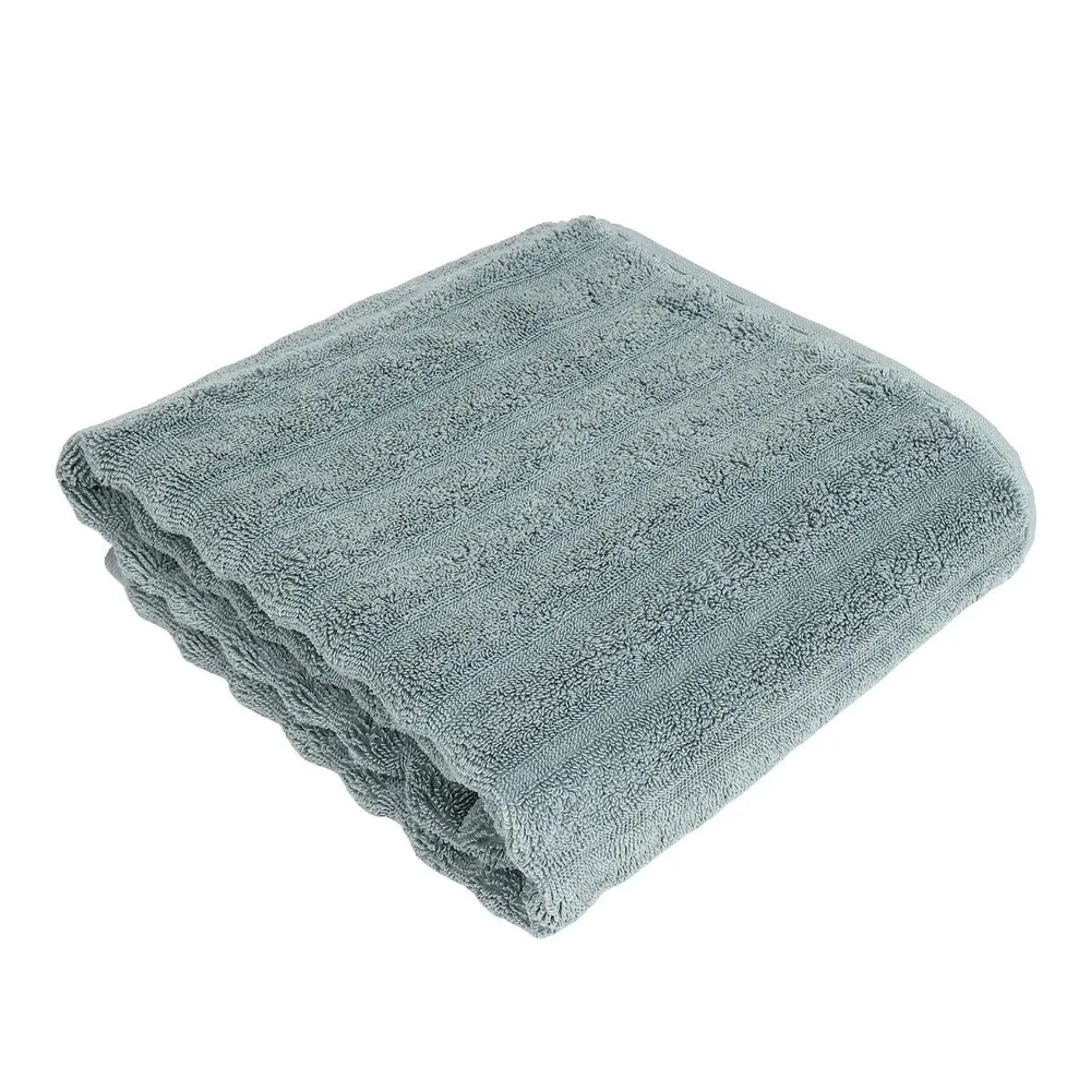 Prosop baie Caressa RH-0374, bumbac, verde, 50 x 100 cm, 650 g/mp