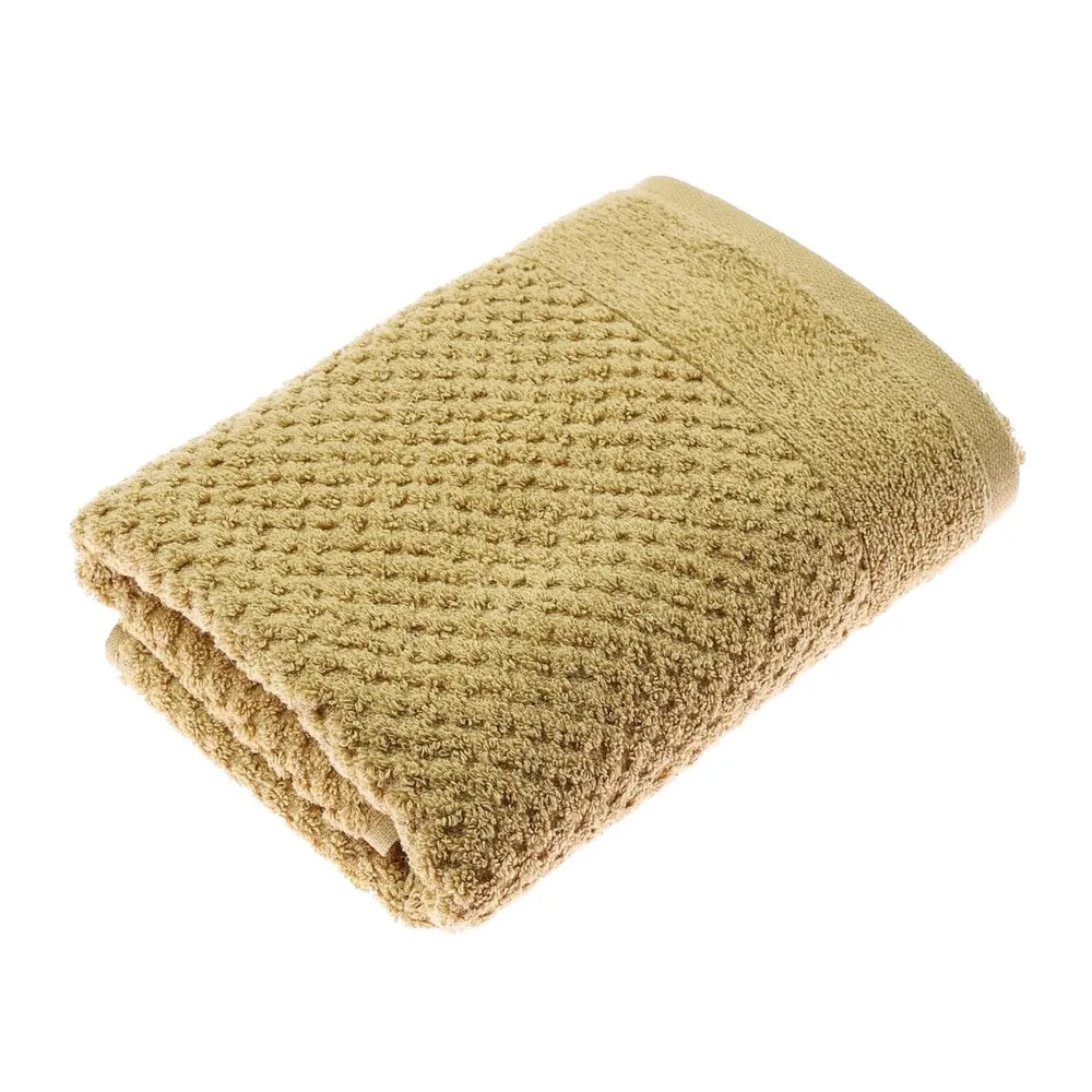 Prosop baie Caressa Yellow, bumbac, galben, 50 x 90 cm, 450 g/mp