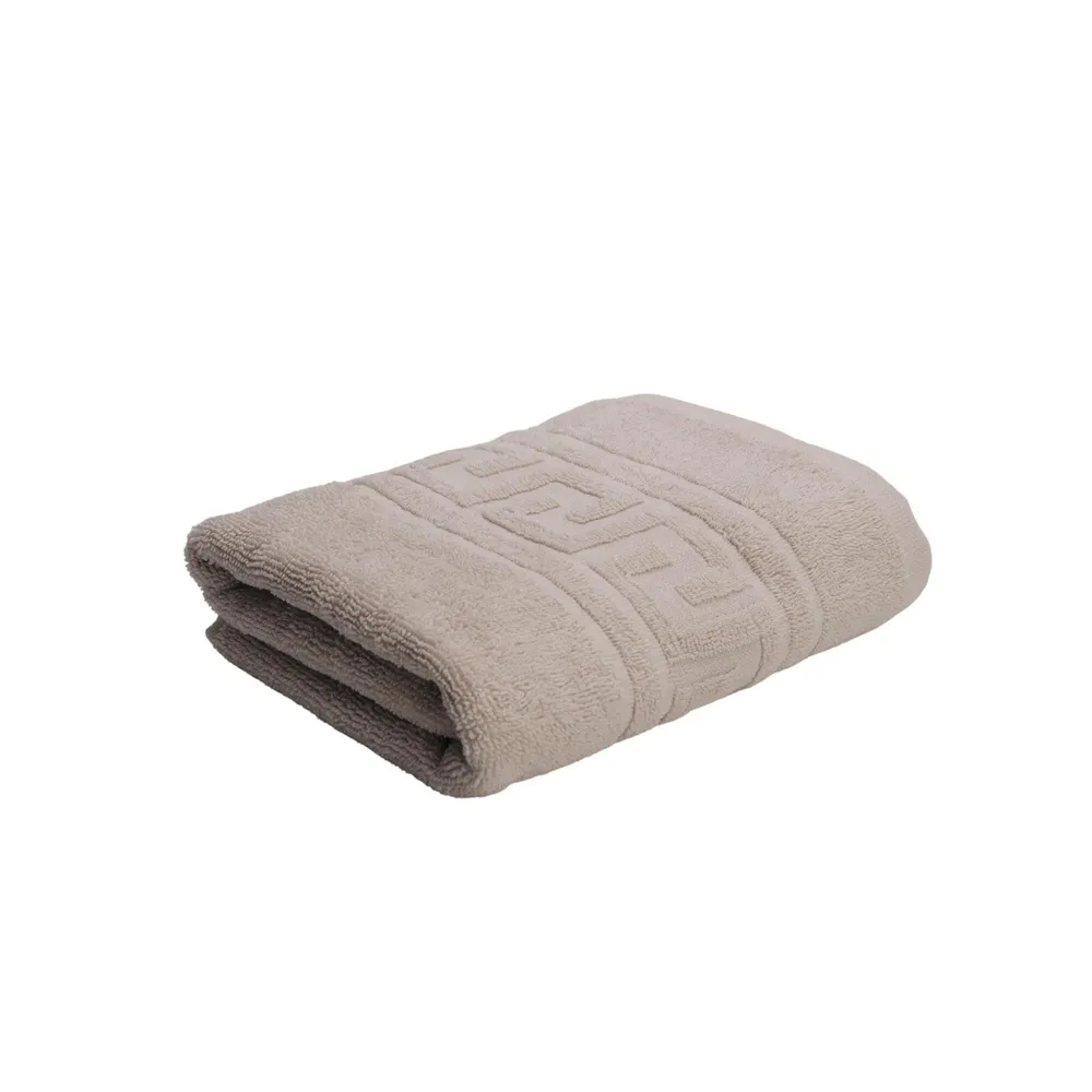 Prosop baie Greek, bumbac, crem, 30 x 50 cm, 500 g/mp