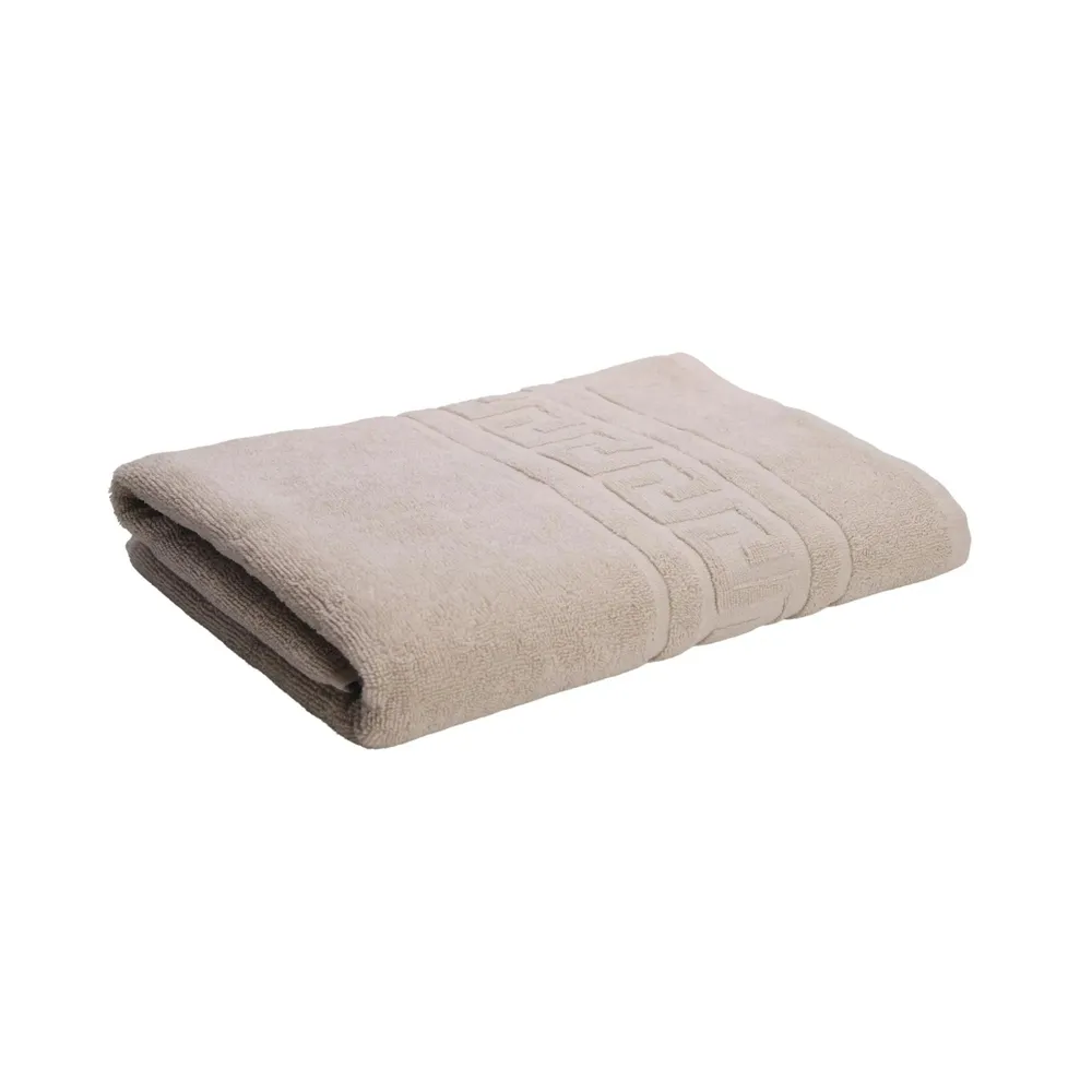 Prosop baie Greek, bumbac, crem, 70 x 130 cm, 500 g/mp