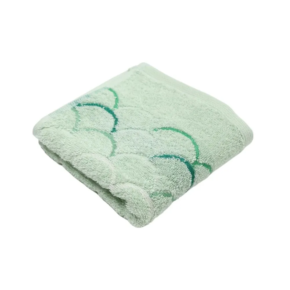 Prosop baie Ocean Mint, bumbac, verde, 30 x 50 cm, 500 g/mp