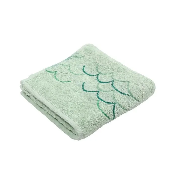 Prosop baie Ocean Mint, bumbac, verde, 50 x 90 cm, 500 g/mp